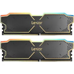 Lexar THOR RGB Schwarz 32GB Kit 2x16GB DDR5-6000 DIMM, CL38-48-48-96, Intel XMP 3.0/AMD EXPO