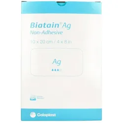 Biatain Ag Schaumverband 10x20cm nicht haftend