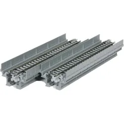 KATO 7077002 N Viadukt 1-gleisig mit geradem Gleis 124 mm, 2 Stück