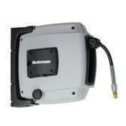 NEDERMAN Schlauchaufroller H30 für Luft/ Wasser inkl 10m-Schlauch, Durchmesser 10mm, AG G3/8