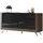 LEONIQUE Sideboard »Kasai«, Breite 160,5 cm, mit 2 Türen schwarz