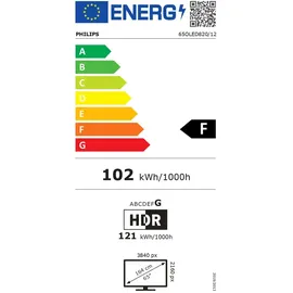 Philips 65OLED820 65" 4K OLED 4K-Fernseher