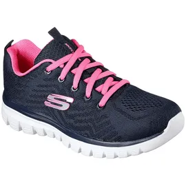 SKECHERS Graceful - Get Connected Navy / Hot Pink 39