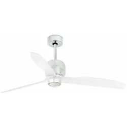 DECO FAN M LED Chrom DC-Lüfter