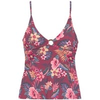 S.Oliver Tankini-Top Damen rostrot-bedruckt Gr.36 Cup A/B