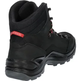 Lowa Renegade GTX Mid Herren schwarz/rubinrot 44,5