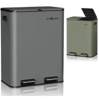 MAXCRAFT Mülleimer 60 l Anthrazit