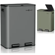 MAXCRAFT Mülleimer 60 l Anthrazit