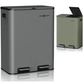 MAXCRAFT Mülleimer 60 l Anthrazit