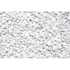 Scherf Marmorzierkiesel Carrara Weiß