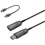 Vivolink USB-A 10 m Schwarz