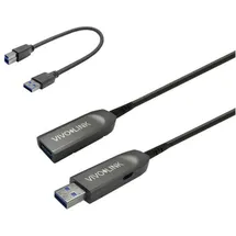Vivolink USB-A 10 m Schwarz