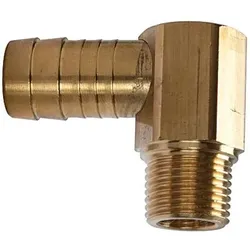 Winkel-Gewindetülle 90°, M8x0,75 A kegelig, Schlauchanschluss 9mm