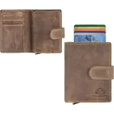 GREENBURRY Vintage Original Geldbörse RFID braun