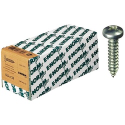 E-NORMpro Blechschrauben Schrauben DIN 7981 ST galZn C H 2,9x6,5KP (Inh.100 Stück)