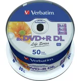 Verbatim DVD+R 8,5 GB 8x bedruckbar 50 St.