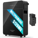 MARSTEK VENUS E 3.0, AC-gekoppeltes Balkonkraftwerk & Solarspeicher 5,12 kWh,38,5% kleiner & 7,4% leichter,Mit CT002 & 0% MwSt.,Jährlich bis zu 1.310 € sparen