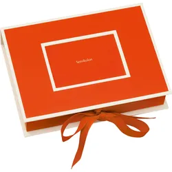 Die Kante Bilderschachtel orangefarben