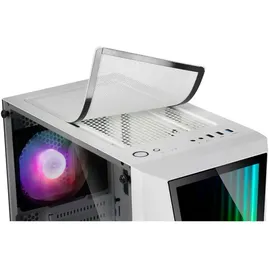 Mars Gaming MC777W Gaming PC Gehäuse Weiß ATX