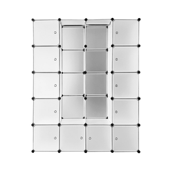 Regalsystem Wien 20 Boxen weiß