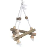 Trixie Natural Living Schaukel am Tau 27 cm Weiß