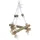 Trixie Natural Living Schaukel am Tau 27 cm Weiß