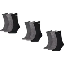 Puma Sportsocken Regular Crew Socken Sport 9-Pack grau mix - 39-42