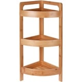 Bambus Badezimmer Regal - 61 cm - Eckregal Holz Standregal Bad Regal Holzregal