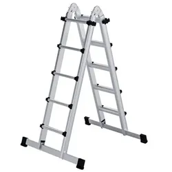Teleskopleiter 4x5 Sprossen, L eingefahren 3100mm, L ausgefahren 5300mm
