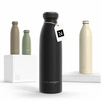 LARS NYSØM Edelstahl Trinkflasche 350ml, 500ml, 750ml, 1L, 1