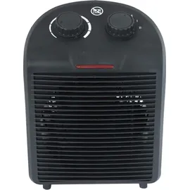 Hotserie Heizlüfter 2000 Watt schwarz 3 Stufen Heizgerät - Schwarz