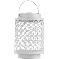 ETC Shop LED Solarleuchte 13 x 18 cm orientalisch-weiß