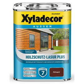 Xyladecor Holzschutz Lasur Plus Mahagoni 0,75 l