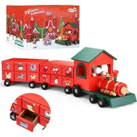 LuxusKollektion Adventskalender Kinder Holz Weihnachtszug Zug Weihnachten Mädchen Set