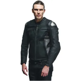 Dainese Avro 5 Lederjacke Schwarz/Grau 54