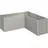 Belvedere Midi L150 152 x 152 x 61 cm quarzgrau-metallic