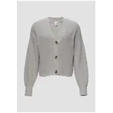 QS Strickjacke - grau - L