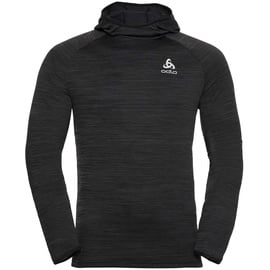 Odlo Herren Laufhoody RUN EASY WARM, black melange, XXL