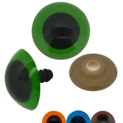 maDDma Puppen Accessoires-Set 2 Paar Sicherheits-Augen 26mm Teddyaugen Amigurumi Puppen Farbwahl, grün grün