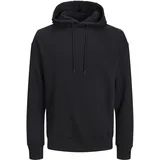 Jack & Jones PlusSize Jack & Jones Herren Jjebradley Sweat Hood Noos Pls Kapuzenpullover, Schwarz, 3XL Große Größen