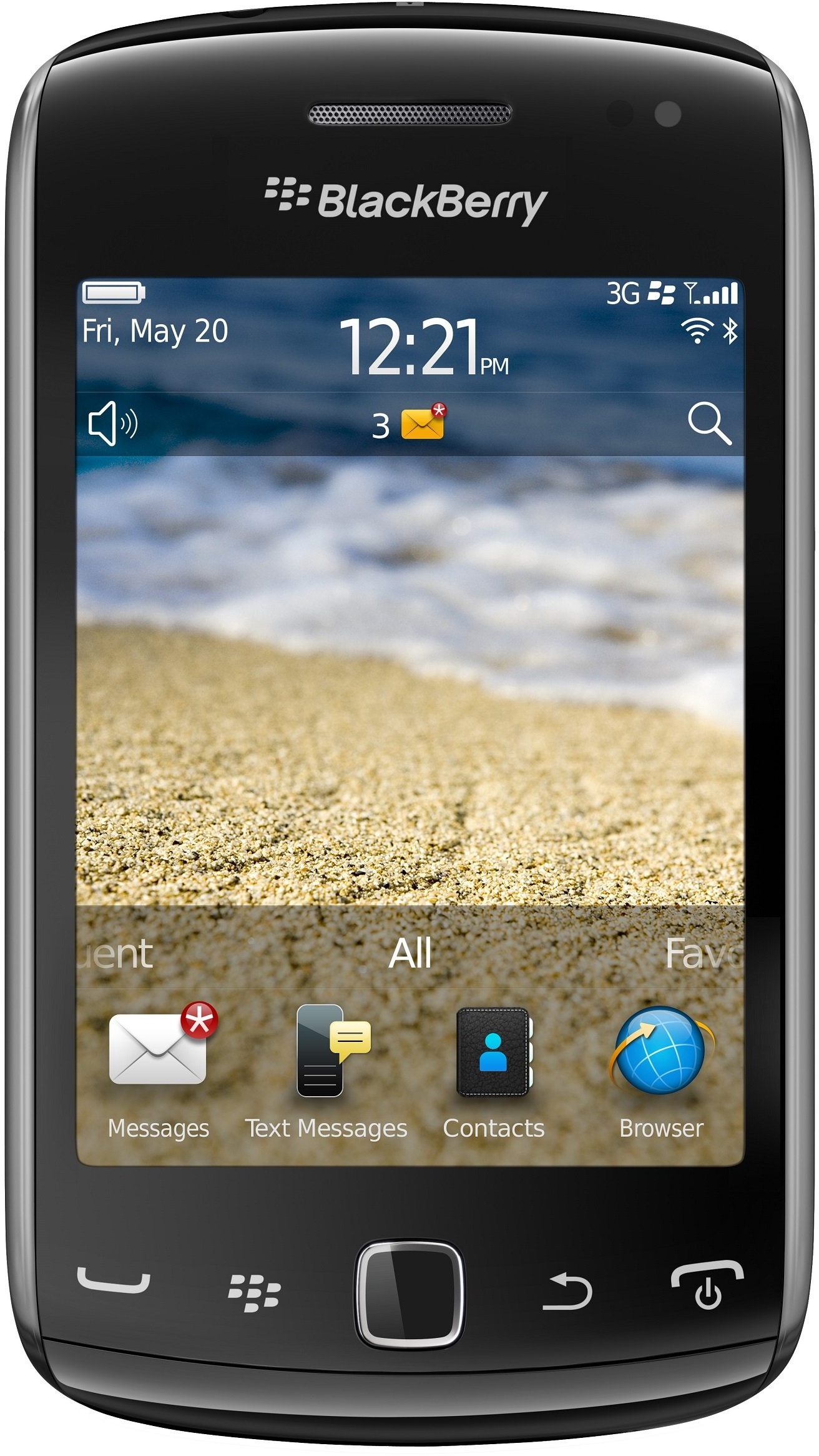 Blackberry Curve 9380 Smartphone (8,1 cm (3,2 Zoll) Touchscreen-Display, 5 Megapixel Kamera) schwarz