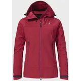 Schöffel Softshell Jk Style Blaueis WMS«, mit Kapuze, rot