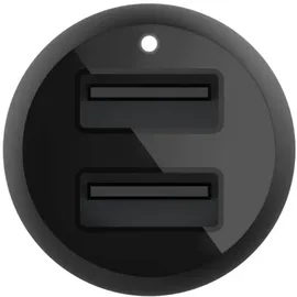 Belkin Dual USB-A KFZ-Ladeadapter 24 W Schwarz