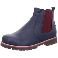 Andrea Conti Damen Stiefelette, d.blau/burgund/Kombi, 36 EU