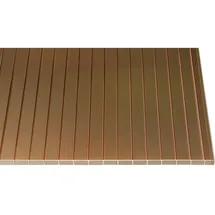 guttagliss Hohlkammerplatte 16 mm Bronce 2000 mm x 1200 mm