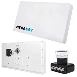 Megasat D4 Satellitenantenne 10,7 - 12,75 GHz Weiß