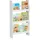 Relaxdays Kinderbücherregal Wolke 80 x 42,5 x 14 cm Kiefer weiß