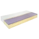 Betten-ABC Cosmo Pro, 7-Zonen Kaltschaummatratze mit integrierter Gelschaum-Auflage, Größe: 160 x 200 cm, Härtegrad: Soft (H2)