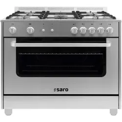 Saro Gasherd mit Backofen TS95C71X, bis 280 °C 331-1165 , 1 Gasherd