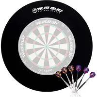 Win.Max Dart Catchring Surround Auffangring Dartscheibe 450 mm Schwarz